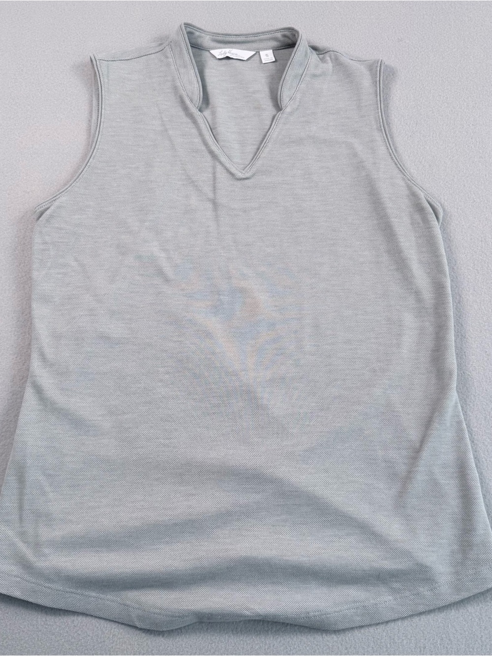 Lady Hagen Golf Polo Women's Small Grey Sleeveless Pique